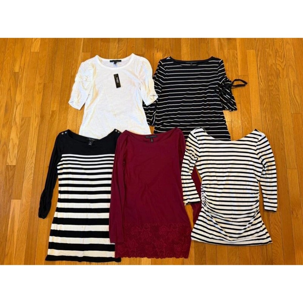 5 White House Black Market Long & Short Sleeve Tops Shirts Sz XS
